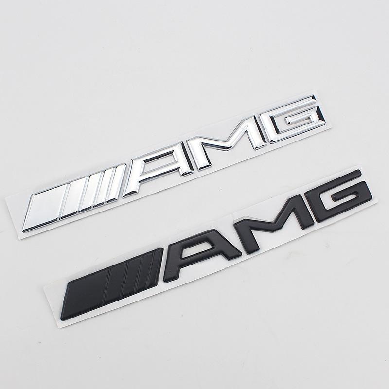 3D Металлический Логотип Эмблема Буквы AMG Значок на Багажник Автомобиля Для Mercedes Benz W204 W205 W176 W177 W212 W213 Наклейка Аксессуары AMG