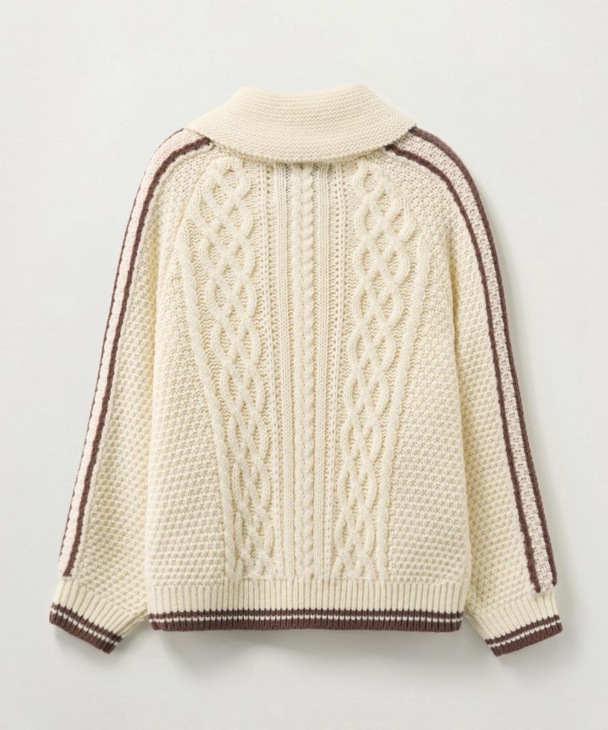 Satur (W) Laughton Cowitchan Knit Cardigan Cream