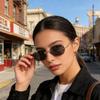 Винтажные Маленькие Металлические Геометрические Солнцезащитные Очки Роскошный Дизайнерский Стиль Без Оправы Очки Женские Мужские Модные Y2K Эстетика Модные Очки