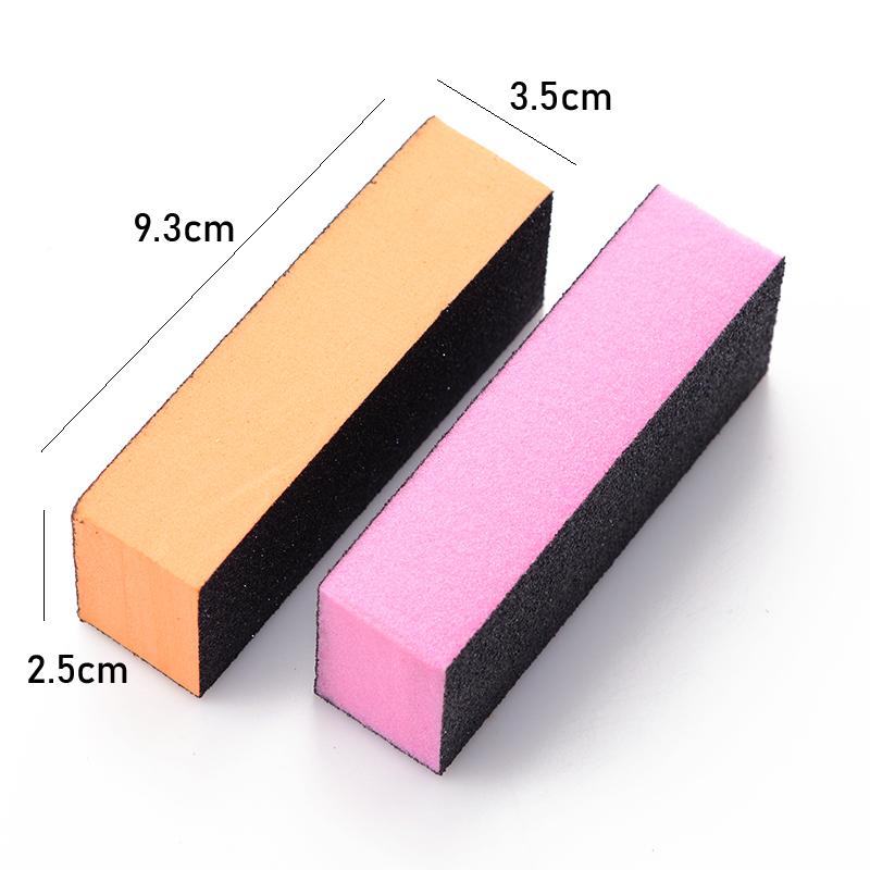5 шт. полировальный блок для полировки ногтей, шлифовальная пилка для маникюра, советы по уходу за ногтями