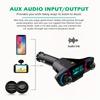 Bluetooth 5.0 Car Adapter FM/AUX Transmitter Kit MP3 Player Auto Wireless Handsfree Dual USB Charger LED Screen
