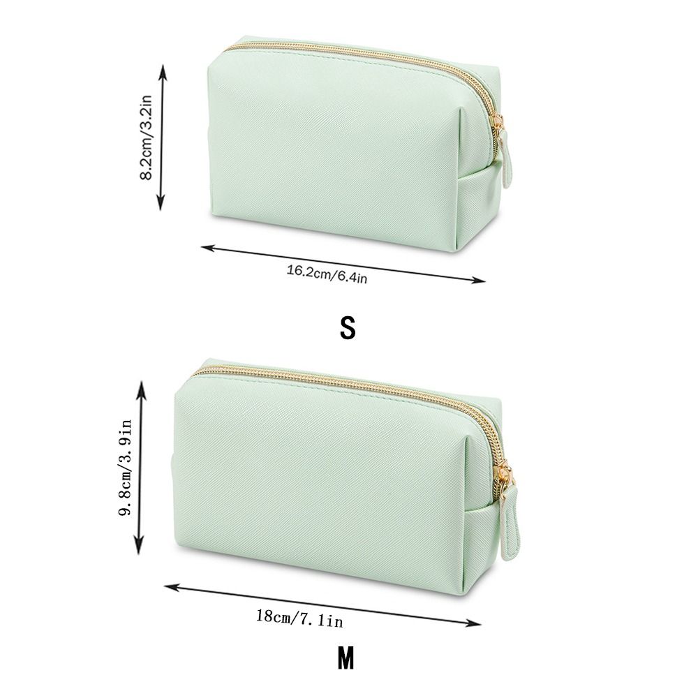 Косметичка из искусственной кожи, водонепроницаемая сумка для хранения кистей для макияжа, переносная дорожная косметичка для женщин