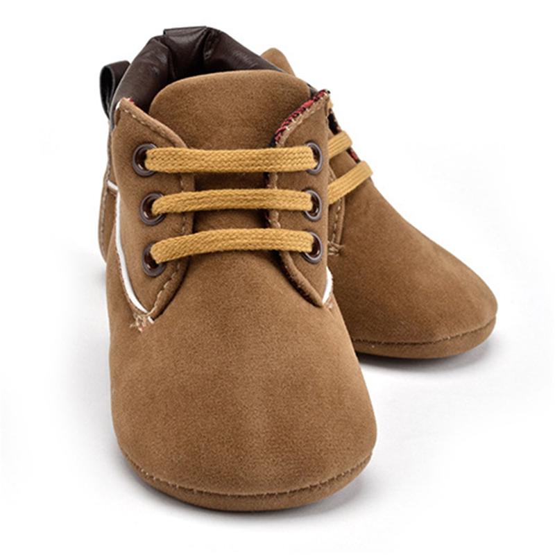 Новые детские туфли для маленьких мальчиков на мягкой подошве из искусственной кожи, обувь для первых ходунков, обувь для кроватки, нескользящая обувь, обувь для кроватки