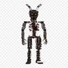Fnaf Sl Puppet Ручная марионетка Five Nights At Freddy's Sister Location P Термонаклейки для одежды Футболка Сумка Теплопередающие наклейки Железные нашивки