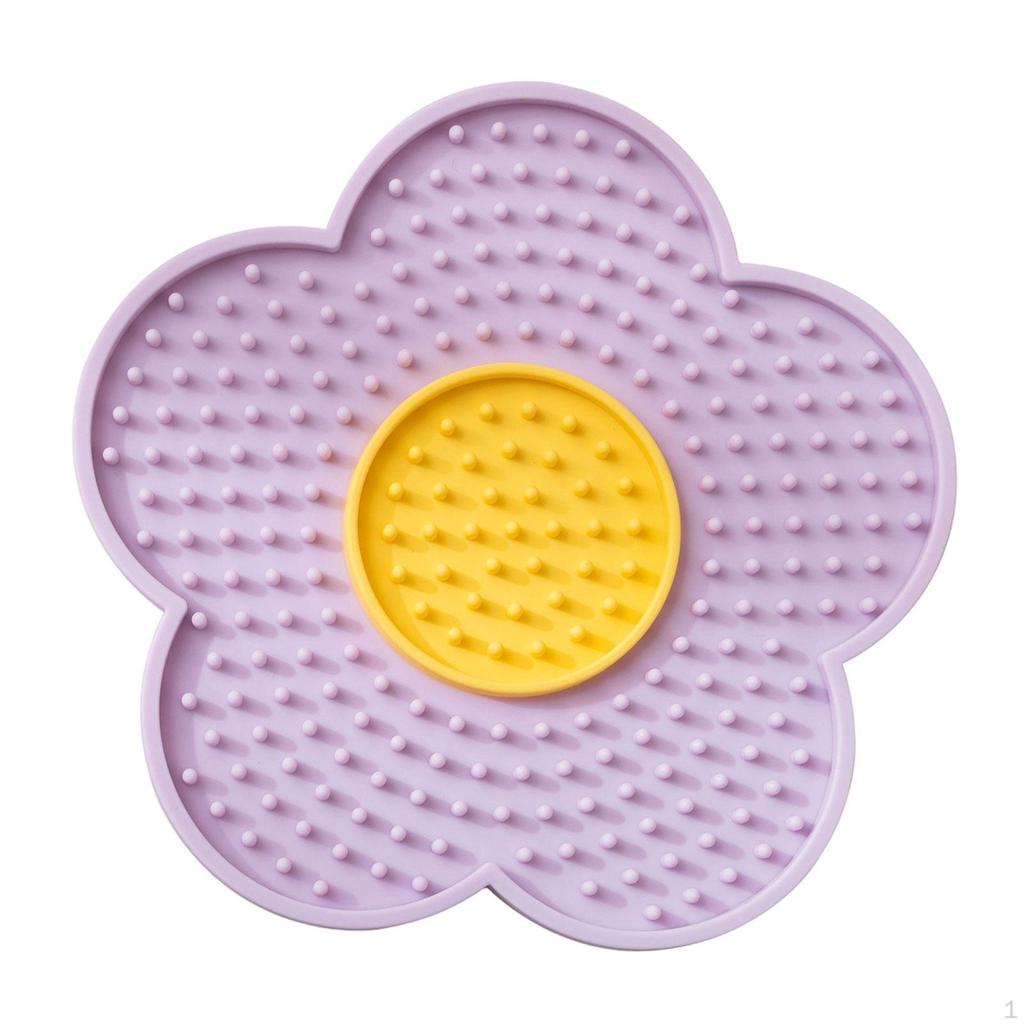 Коврик для вылизывания для собак и кошек с присосками, миска для щенка, подушечка для арахисовой пасты, коврик, миска-медленник для