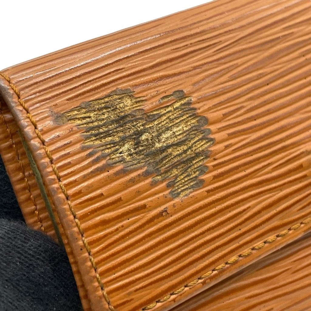 Б/у Держатель для ключей LOUIS VUITTON Коричневая кожа унисекс