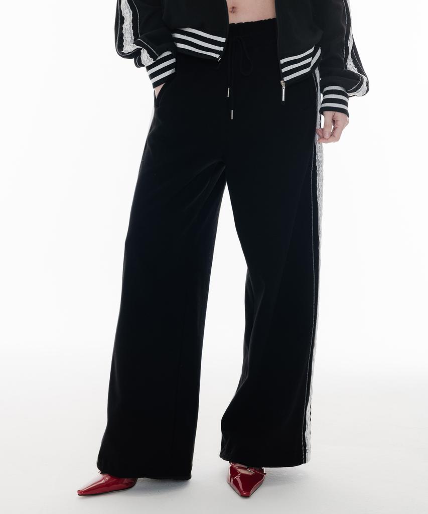 HIGH SCHOOL DISCO Disco Stick Track Pants_Black