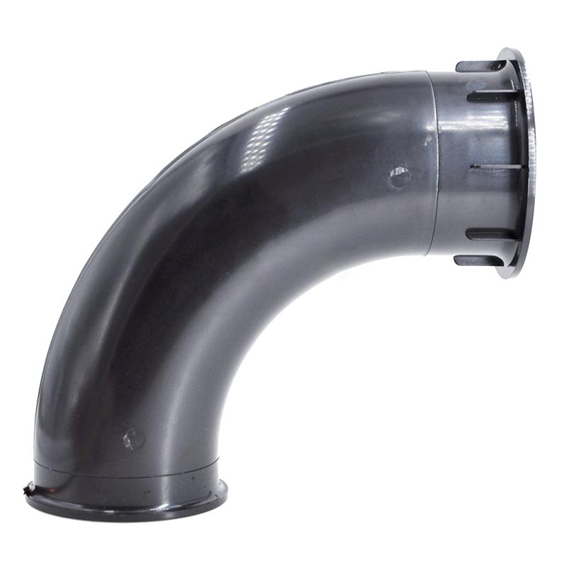 Black Plastic Curved Speaker Port Subwoofer Bass for Reflex Inverted Tube for Loudspeaker Sound Box 36/47/66mm Inner Hol