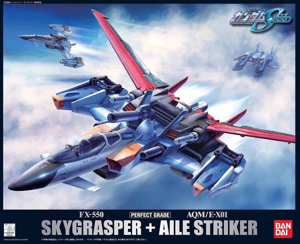 PG Sky Grasper Ale Striker Suit Gundam 1/60 FX-550+AQM/E-X01 + (Mobile 00)