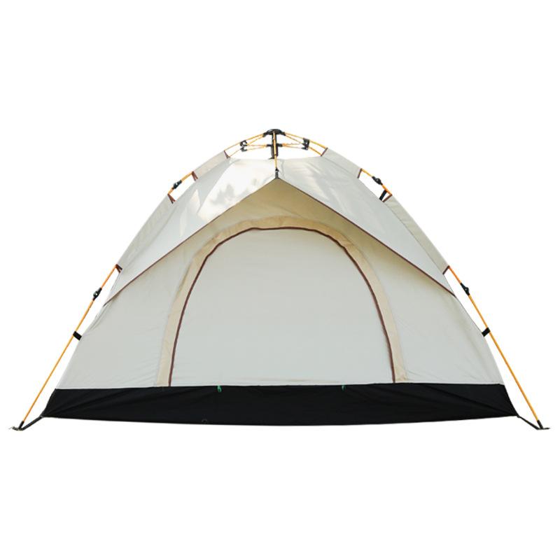 Tent Outdoor Camping Automatic Portable Folding Quickly Open Camping Silver Glue Coating Thickened Rainproof