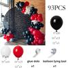 Black Red Balloons Garland Kit 2026 New Year Party Decor Balloon Arch Birthday Party Baby Shower Wedding Anniversary Decoration