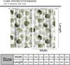 Sage Green Modern Curta,Abstract Geometric Art Pattern Drapes Window 2 Panel Rod Pocket Curtain For Bedroom Living Room Decor