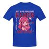 Girls Eating Noodles Just A Girl Who Loves Anime Raunisex And Kpop Retro T Shirts Graphic Y2k Pops Customized Unisexs Wounisex T Shirts