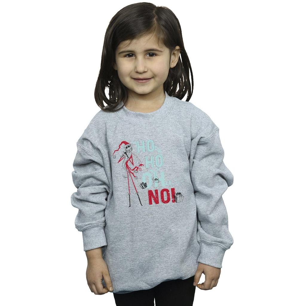 Disney Девочки Кошмар перед Рождеством Хо Хо Нет Свитшот