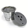 JUSTINLAU Reusable Stainless Steel K Cups Coffee Pod Filters for Ninja CFP201 CFP301 Dual Brew Pro Coffee Machine Barista Tools