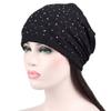 Double Layer Slouchy Beanie Lace Chemo Headwear Fashion Double Layer Hat  Autumn Winter