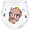 Sun Art Raffy Round Juice Glass 9x9cm Made In Perfect Birthday Gift "Swimmer" Tumbler, Approx. Diameter, Clear, Japan,
