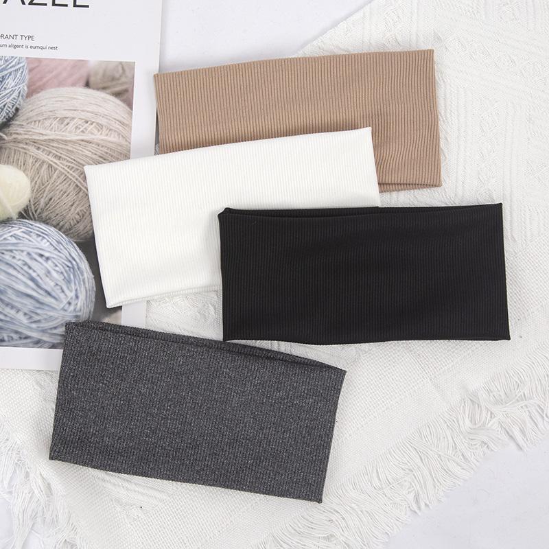 Эластичные однотонные повязки для волос для женщин и мужчин, повязка на голову для бега, фитнеса, спорта, йоги, повязки на голову для девочек, аксессуары