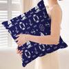 Dark Blue Stripes Anchor Personalized picture text home decorative pillows Household Gifts 45x45cm