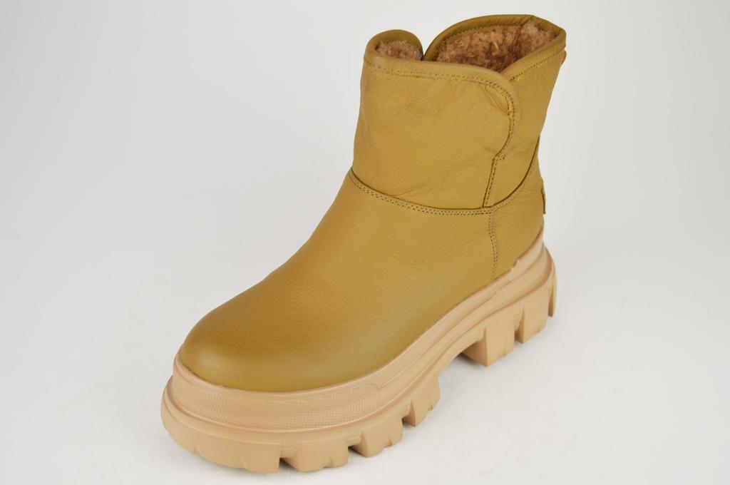 Ботинки зимние Berkonty 56102 35 Капучино кожа мех