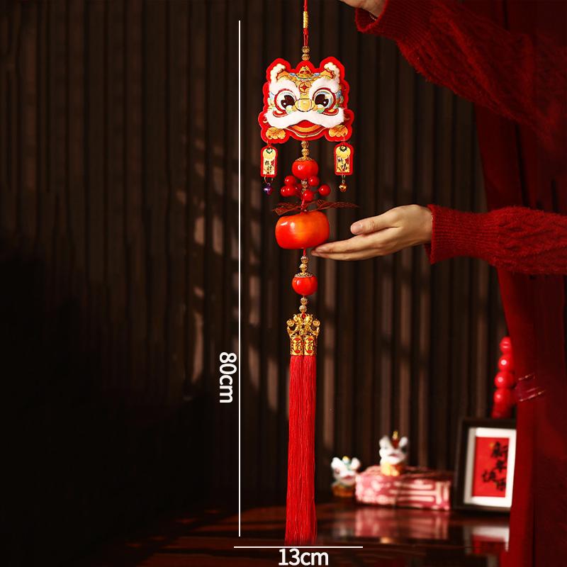 Horse Year Small Pendant Spring Festival Wall Hanging Pendant Home Entrance Door Bell Chinese New Year Decoration Supplies