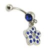 [E5313] - Body Piercing 'Flora' Blue