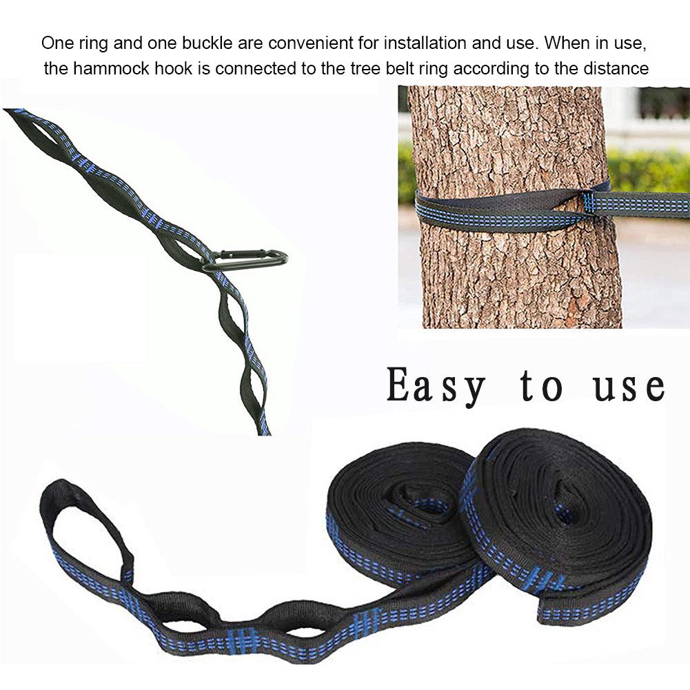 3 м открытый походный гамак, веревка, износостойкие, высокопрочные, подвесные качели, фиксирующие ремни для дерева, гамаки