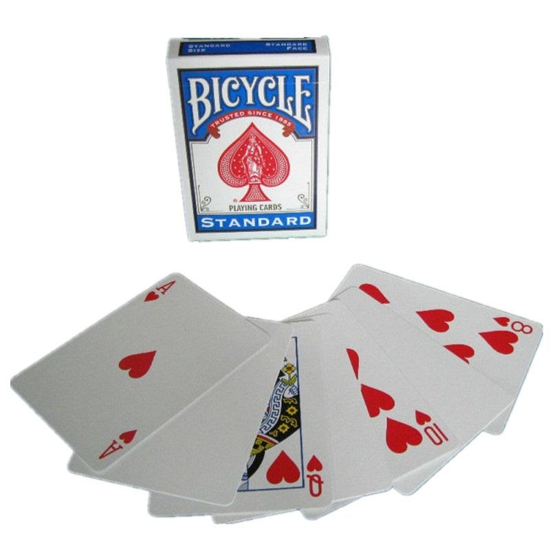 Bicycle Blank Back Standard Face Playing Cards Gaff Deck Card Games Magic Tricks