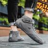 2025 Мужская повседневная обувь Роскошный бренд Высокие кроссовки Плоские спортивные лоферы Мужские мокасины Итальянская зимняя обувь Кожаные ботильоны