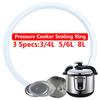 3/4/5/6/8L Electric Part Silicone Pressure Cooker Gasket Elastic Sealing Ring