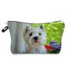 Women Dog Print Cosmetic Bag Toiletries Organize Travel Storage Case 6774