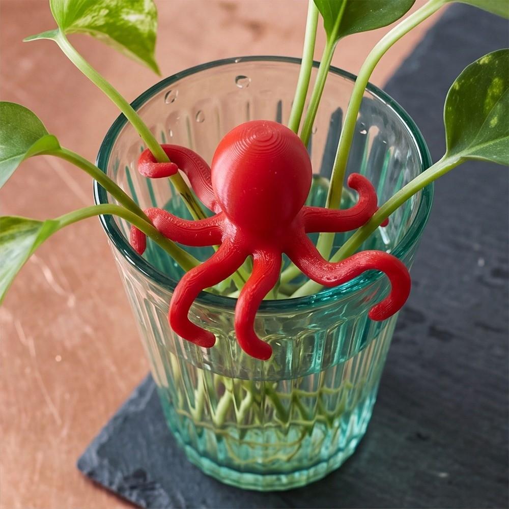 Devil-fish Shaped Plant Stem Support Creative Plant Cutting Holder Outdoor Home Gardening
