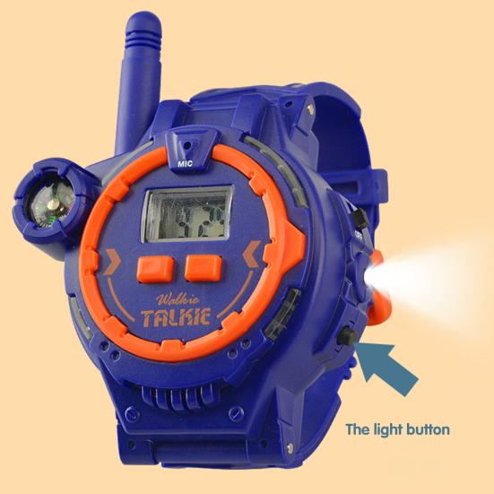 1 комплект, детская рация с фонариком, встроенный компас, отображение времени, интерактивные портативные портативные говорящие часы для родителей и детей с дистанционным управлением в подарок