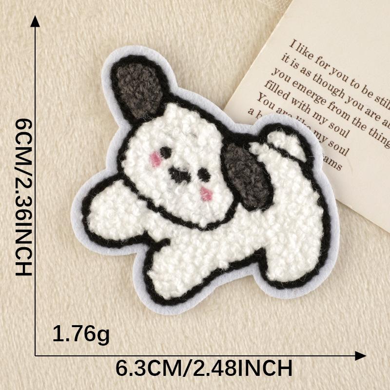 Наклейка-заплатка с рисунком на полотенце, вышивка с изображением животных, аксессуары для одежды, вышивка, наклейка, нашивка из синели, наклейка на ткань