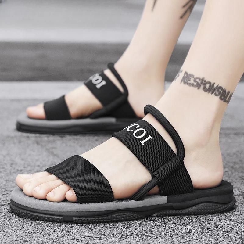 FashionHeight With Platform Casual Eva Men's Sandal Open Toe Male Shoe New Fashion Summer 2024 High Quality Design Comfortable Original