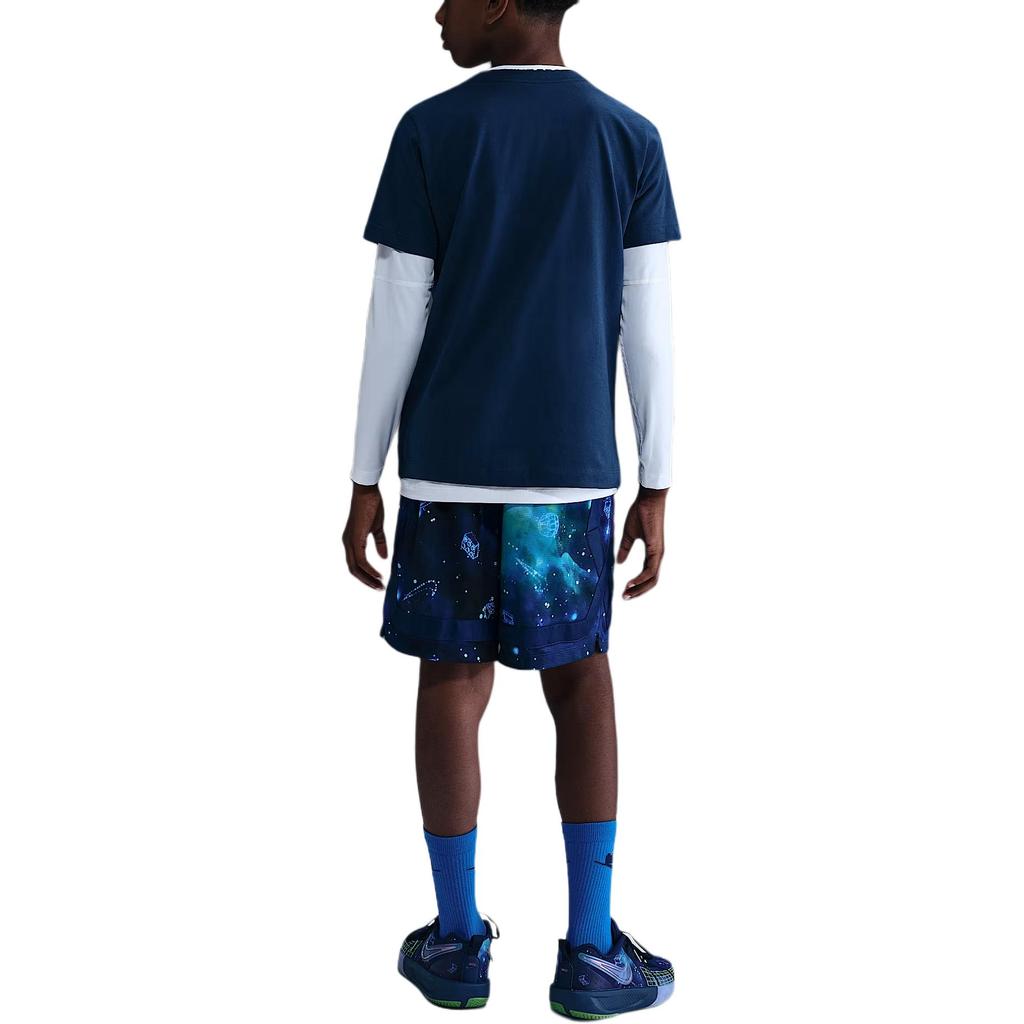 Nike X LEGO® Dri-Fit FW25 Collection Crossover Logo Sweat-Absorbing Knit Casual Shorts Kids Shorts HV6736-477