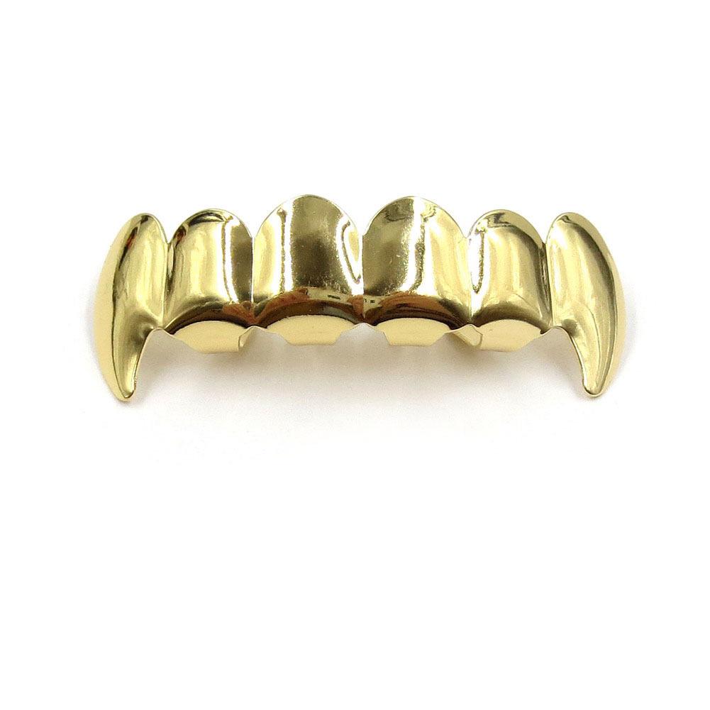HIPHOP Персонализированные Позолоченные Зубные Решетки Grillz Украшение для Хэллоуинской Вечеринки