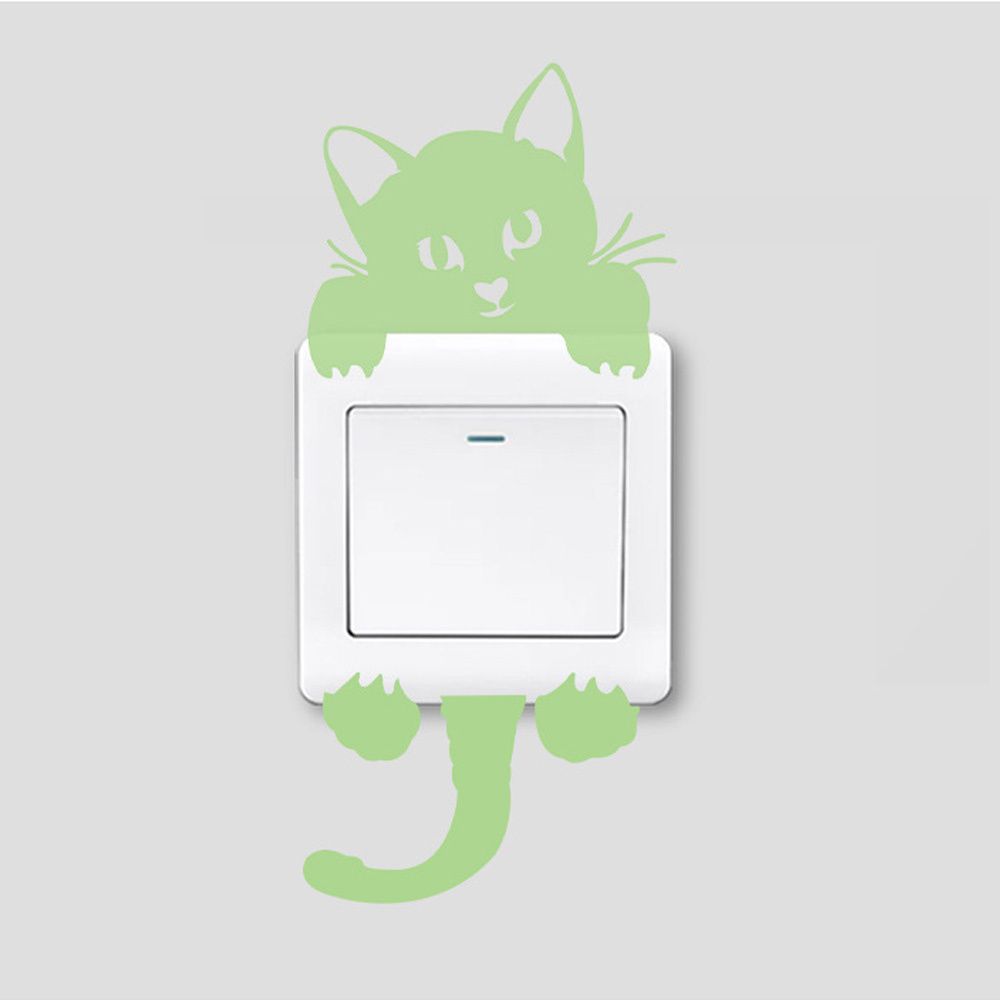 Wall Stickers Fluorescent On-off Sticker Switch Outlet Light Switch Sticker Luminous Wall Sticker