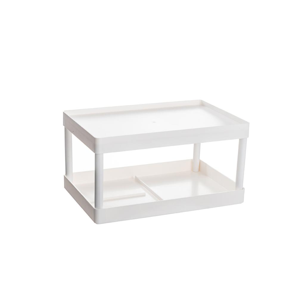 2-layer Shelf Desktop Storage Shelf Stationery Finishing Cosmetics