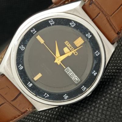 Б/У винтажные мужские часы SEIKO 5 AUTOMATIC 6309A из Японии с оригинальным циферблатом a415724-2