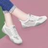 Дизайнерская спортивная обувь для женщин 2025 для зала, милые, удобные и элегантные белые кроссовки на плоской подошве, для бега, модные, повседневные, теннисные, женские
