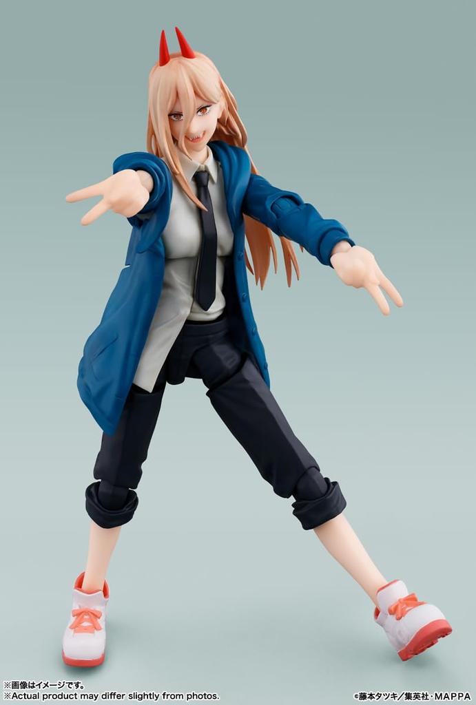 TAMASHII NATIONS Chainsaw Man Power 145 мм окрашенная подвижная фигурка SHFiguarts приблизительная. ПВХ и АБС