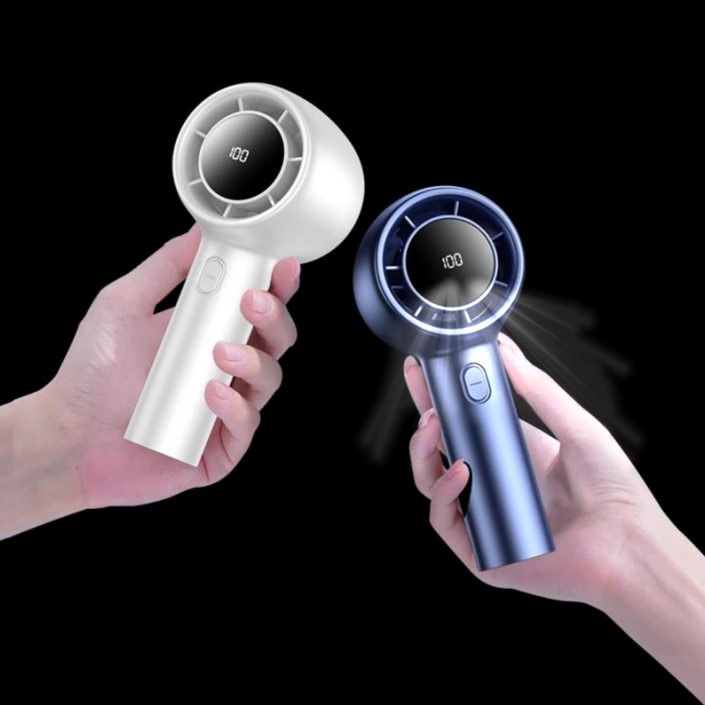 Цифровой дисплей 100 скоростей турбовентилятор уличный мини-ручной вентилятор портативный настольный вентилятор для офиса общежития