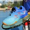 2025 Ravers New Competition Special Rotating Button Children's Badminton Shoes Boys and Girls Training Shoes Tennis Shoes