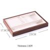 Walnut Jewelry Display Stand Set: Ring Tray & Necklace Mannequin