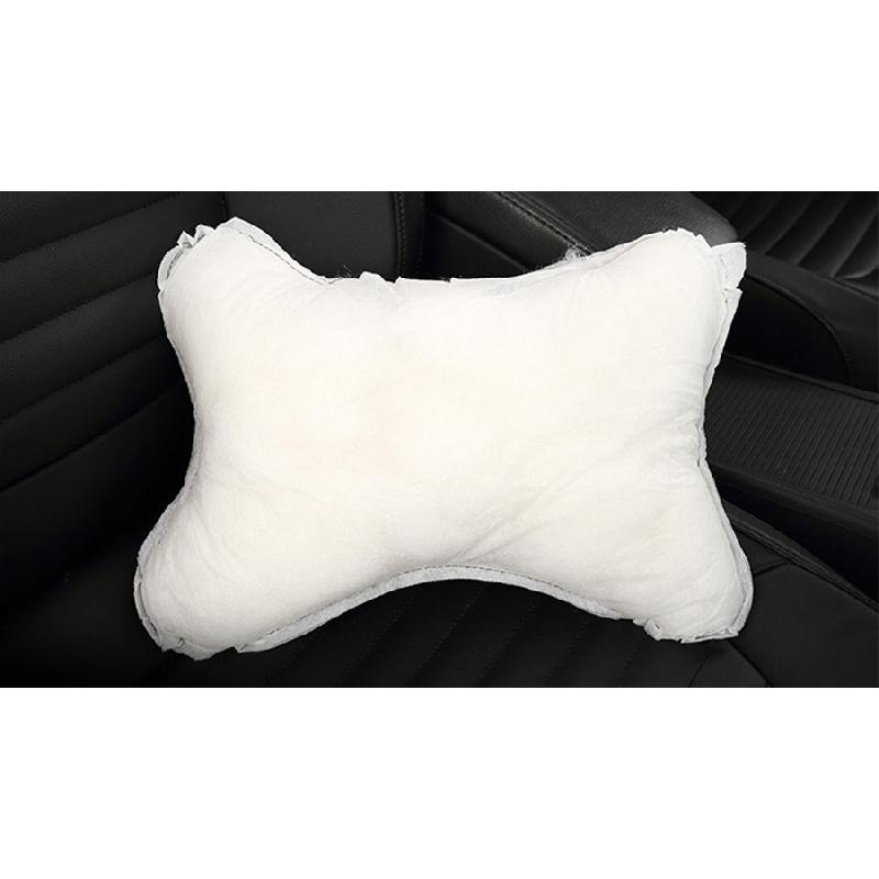 Новый 2 X Дышащий Износостойкий Черный Кожа PU Автомобильный Подголовник Подставка для Шеи Подушка