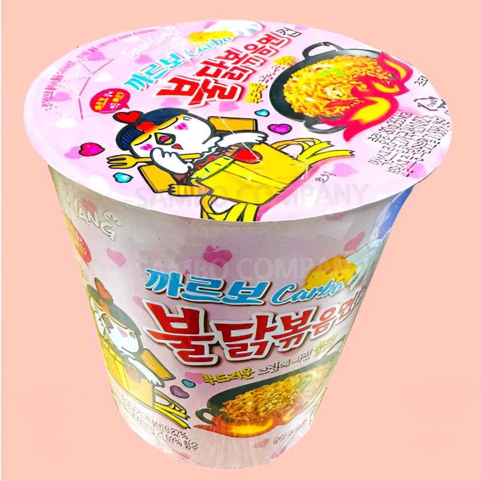 Samyang Carbo Hot Chicken Flavor Ramen In Mini Cup 80g (3 Options)