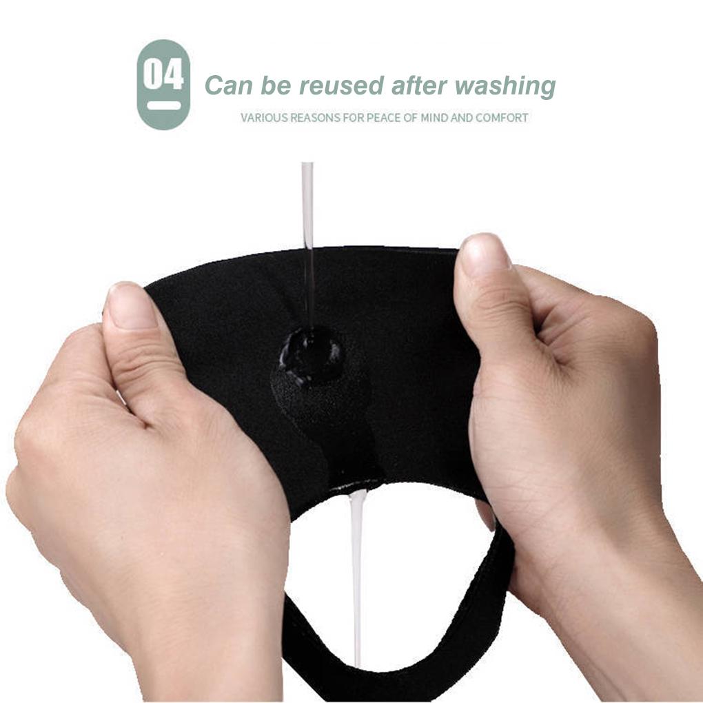 Anti-Dust Masks Washable Black Value Pack Face Mask Cycling Mouth Mask