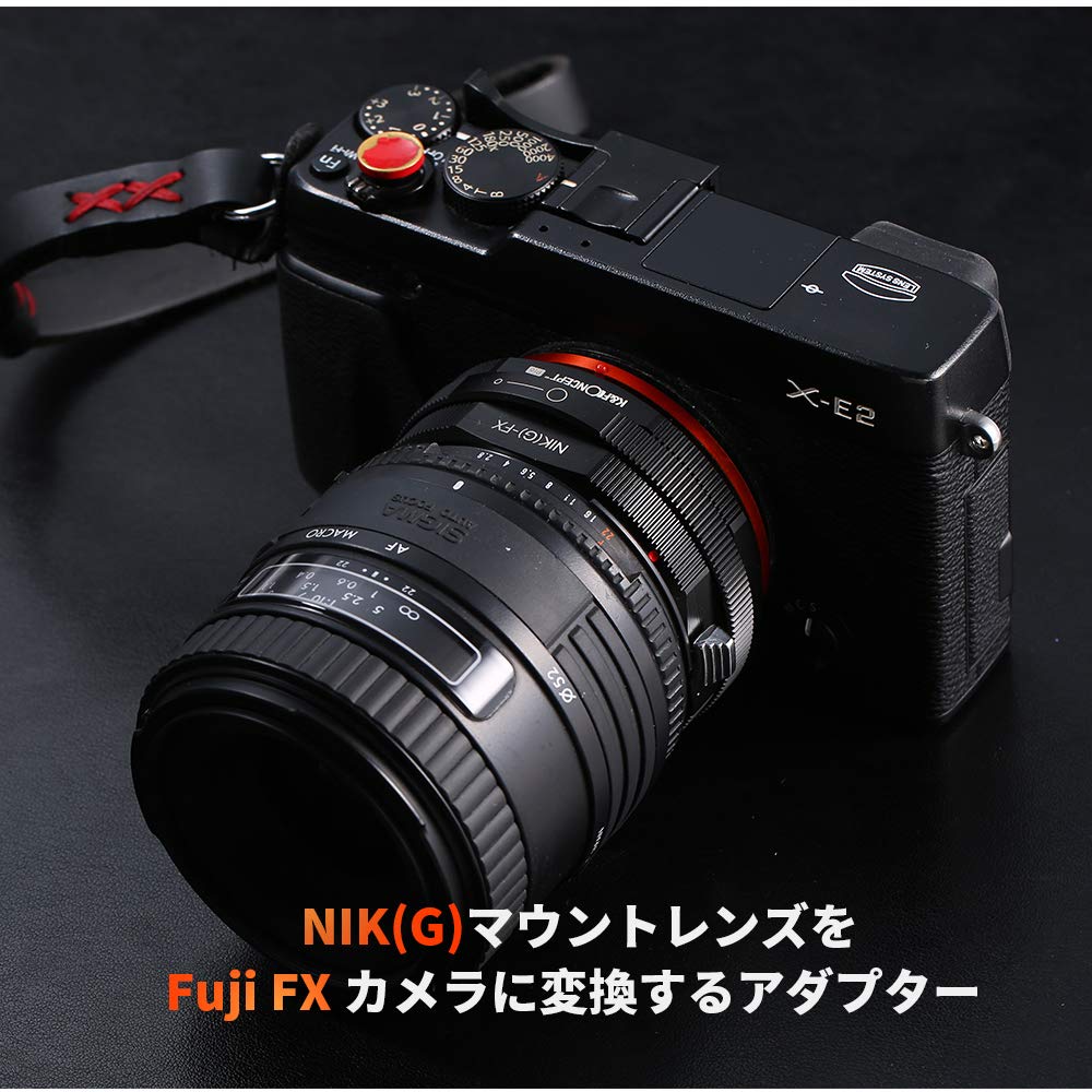 CONCEPT Mount Adapter PRO II for Nikon and Lenses to Fujifilm FX and Matte and Infinity Available Direct from the K&F NIK-FX F-Mount G-Type X-Mount
