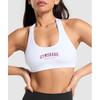 Gymshark Бюстгальтер-бюстгальтер Lifestyle Club Cotton B2c4a Wb57, белый